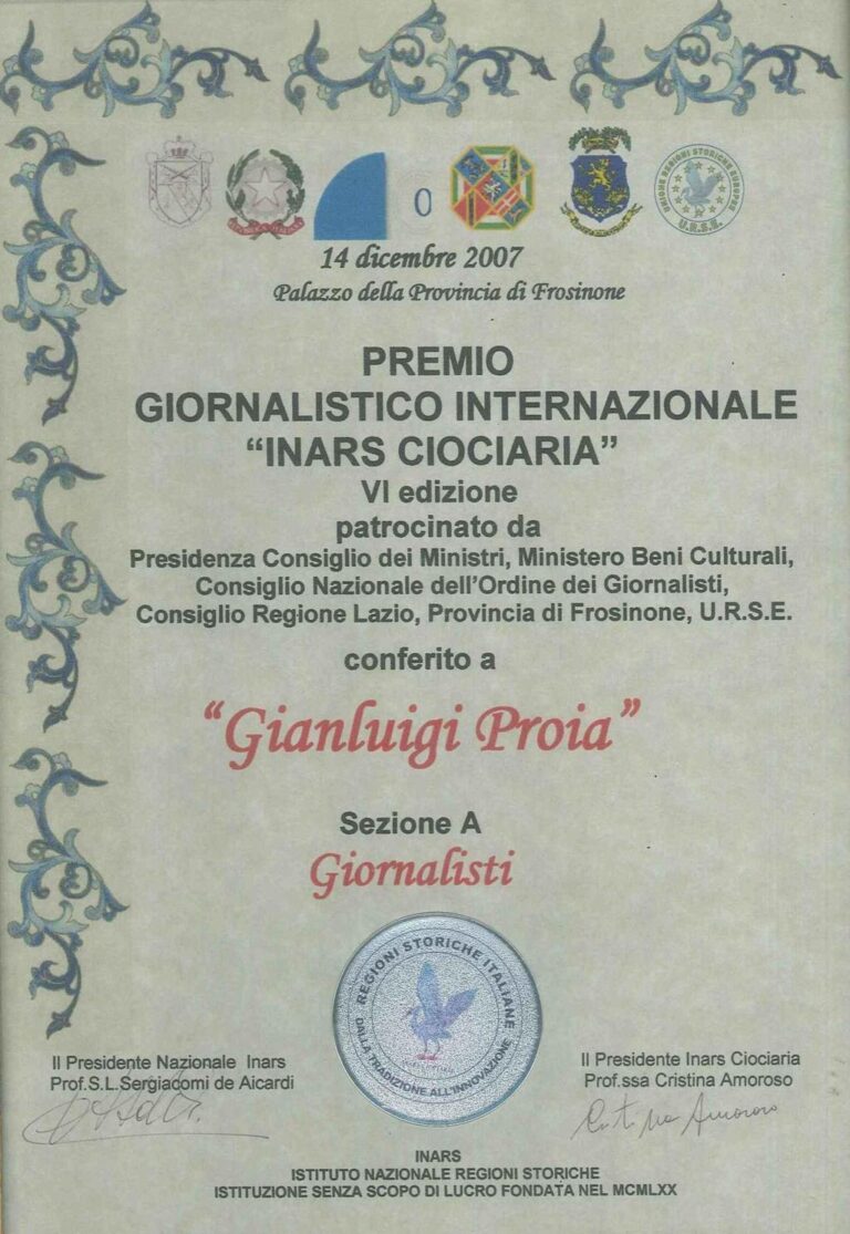 Premio Inars Ciociaria