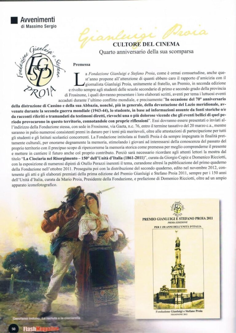 Tratto da FLASH Magazine - Marzo 2013