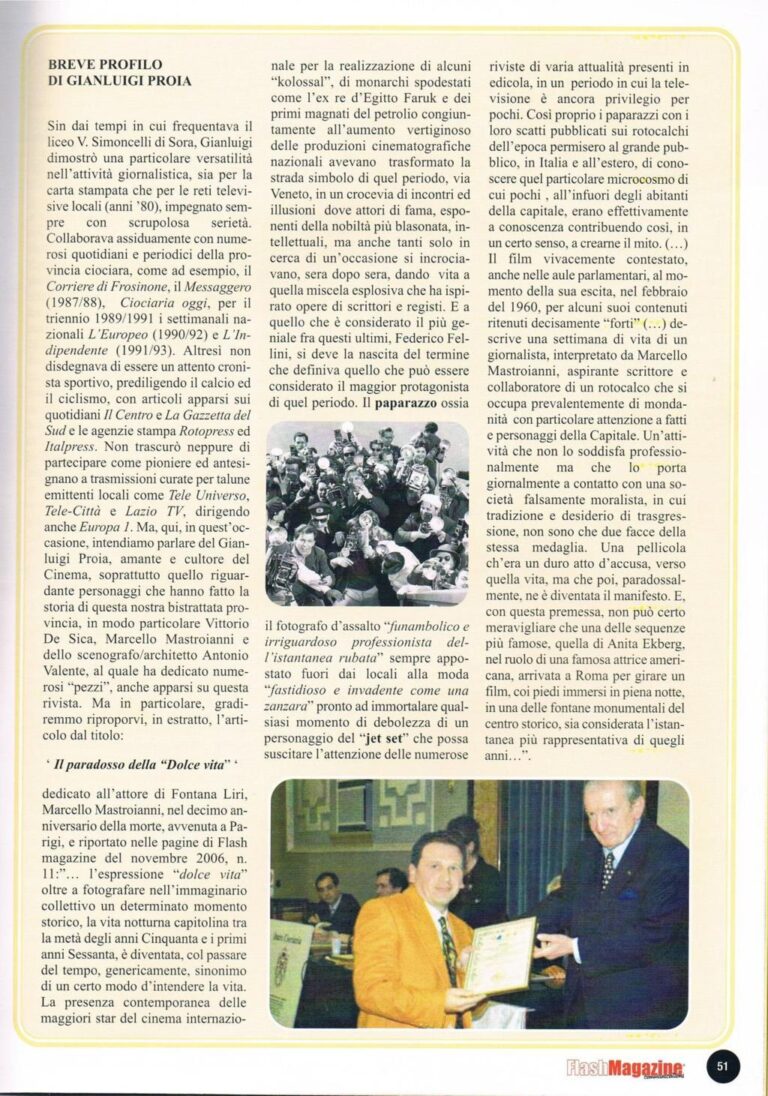 Tratto da FLASH Magazine - Marzo 2013 (continuo)