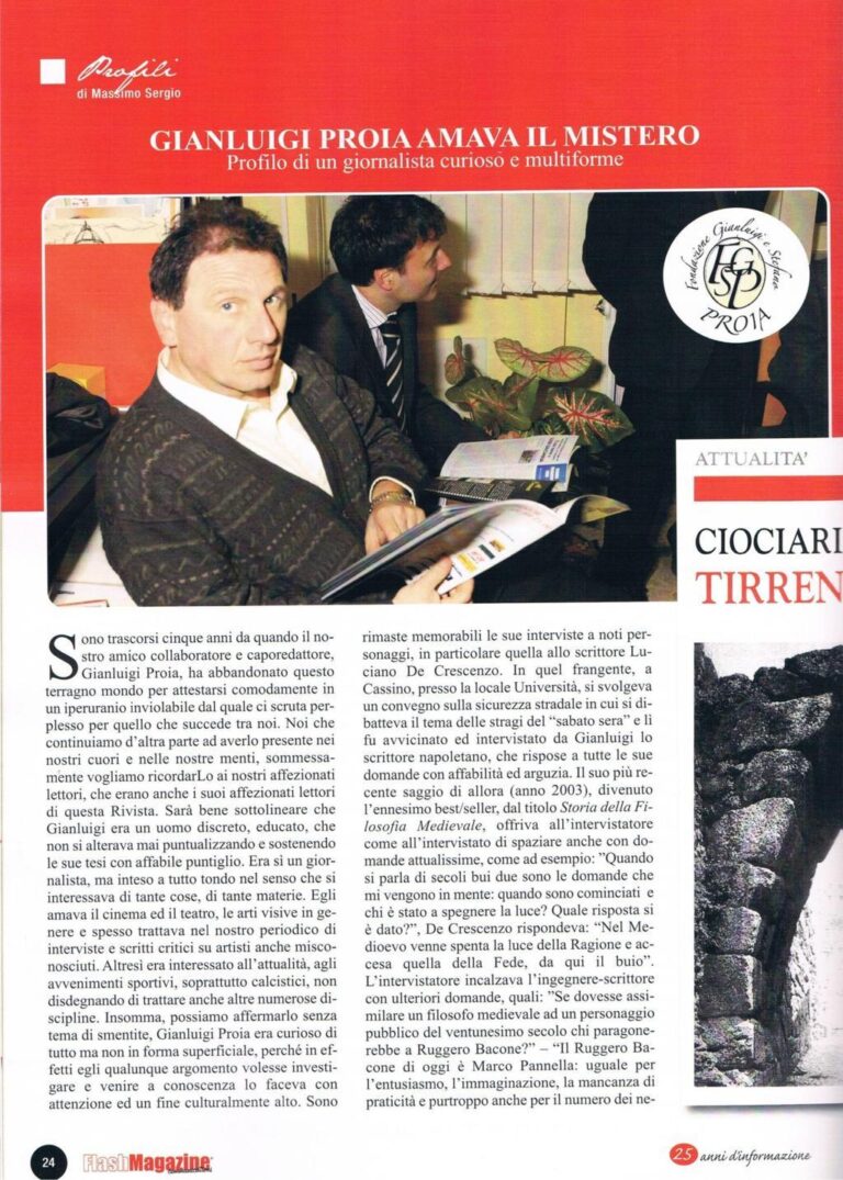 Tratto da FLASH Magazine - Marzo 2014